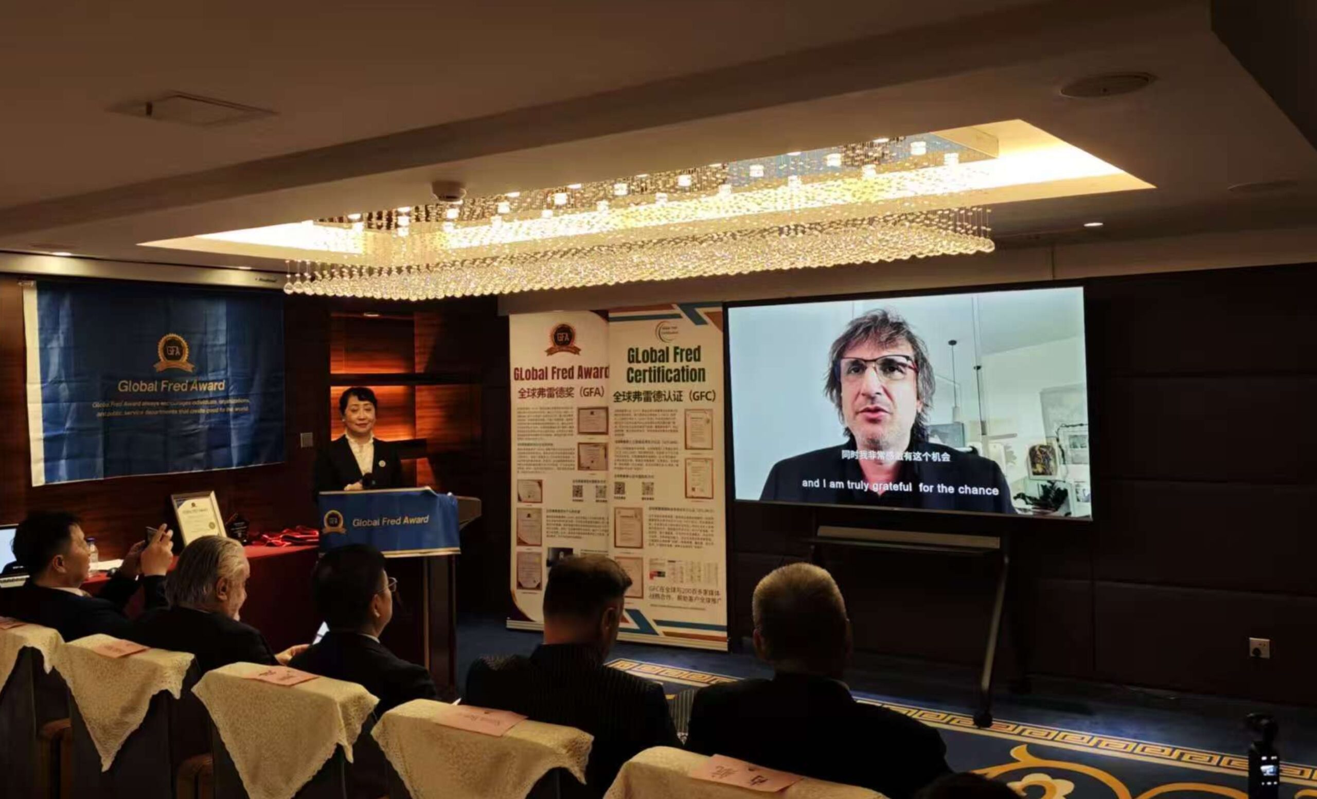 Professor Atanas Georgiev Honored with Global Fred Award for International Excellence Contribution